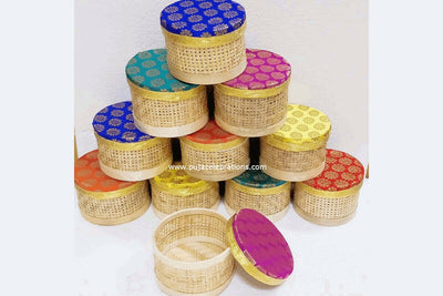 Brocade Bamboo Box, Return Gift Ideas
