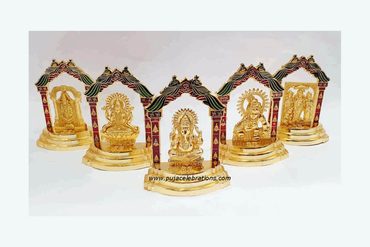 Meenakari God Darbar 4", Housewarming Gift