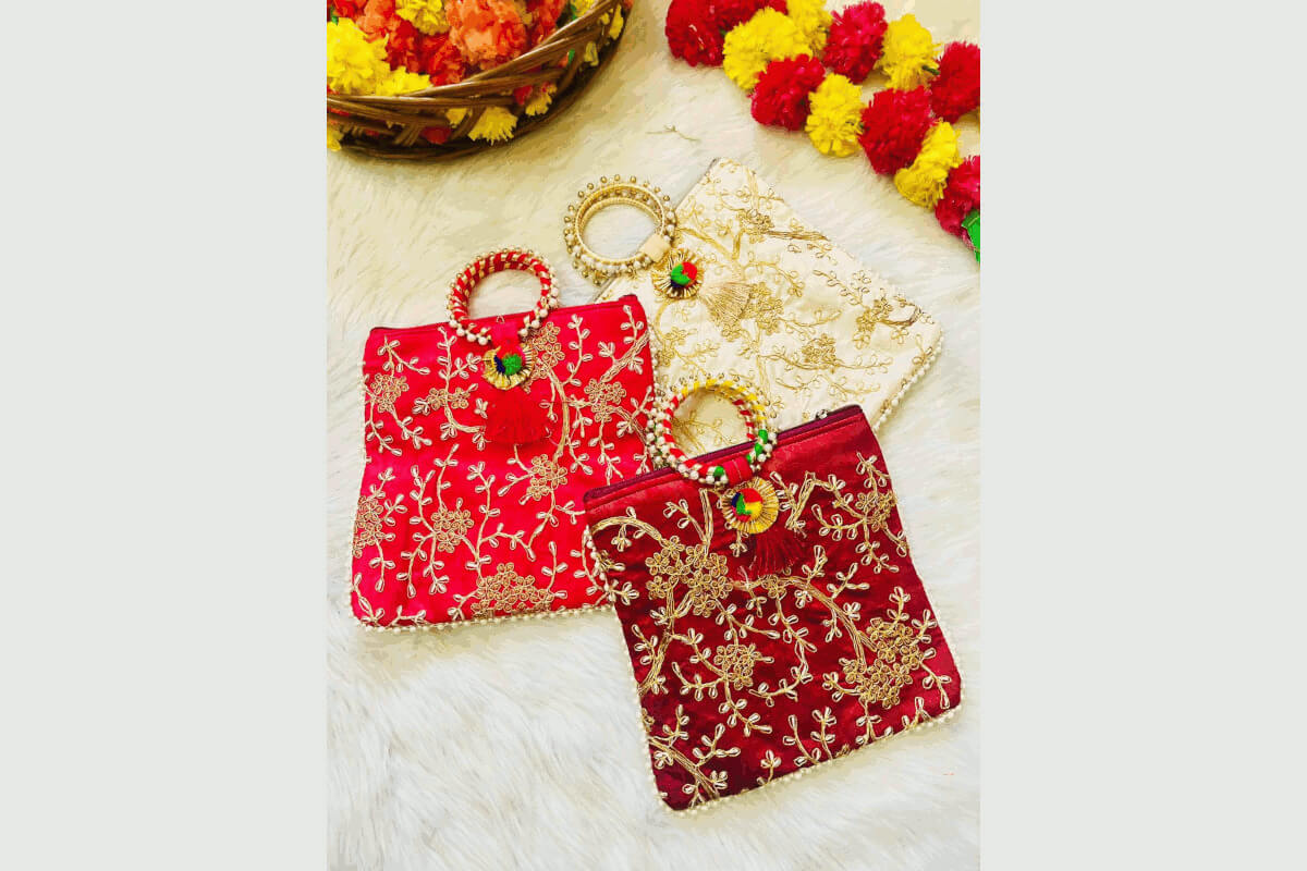 Ethnic Gota Pati Work Bag