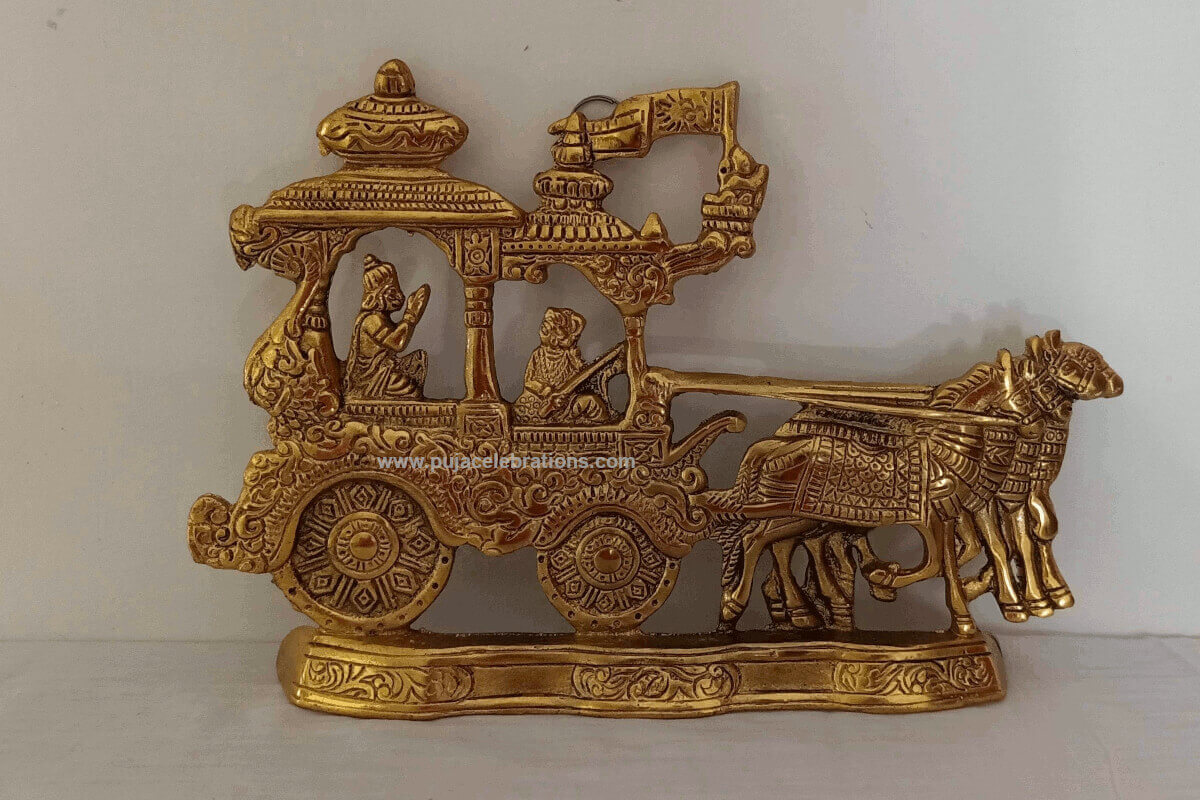 Krishna Arjun Rath Chariot Hanging