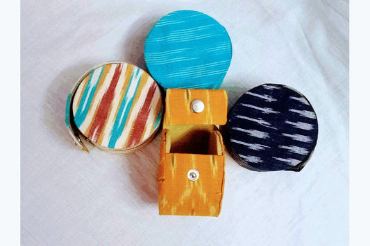 Ikkat Bangle Box Mini, Return Gifts For Ladies