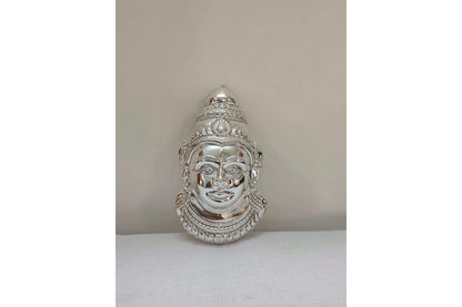 German Silver Devi Decorated Face