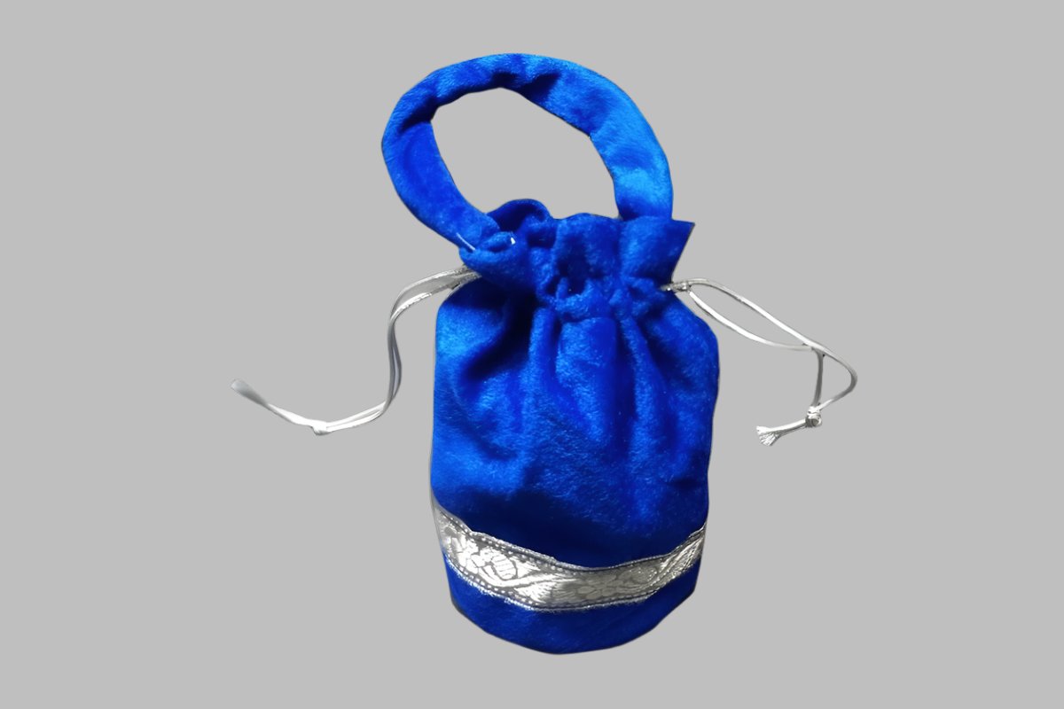 Velvet Jari Potli Bags