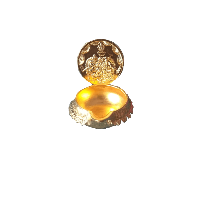 Kubera Lakshmi Diya Gold