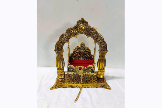 Metal Oxidised Jhula Cradle