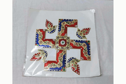 Swasthik Kolam Rangoli