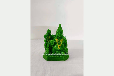 Kubera Lakshmi Statue Green Small, Home Decor Items