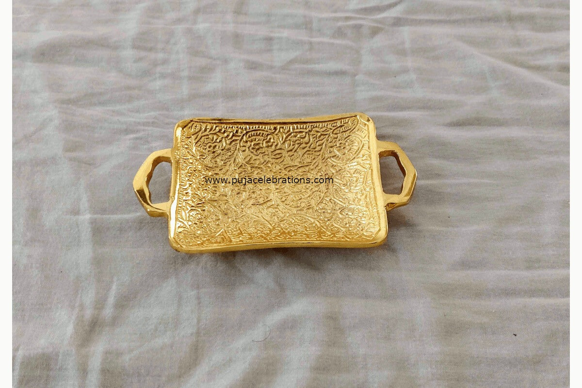 Mini Tray Gold, Return Gifts for Naming Ceremony