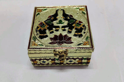 Meenakari Puja Jewel Box