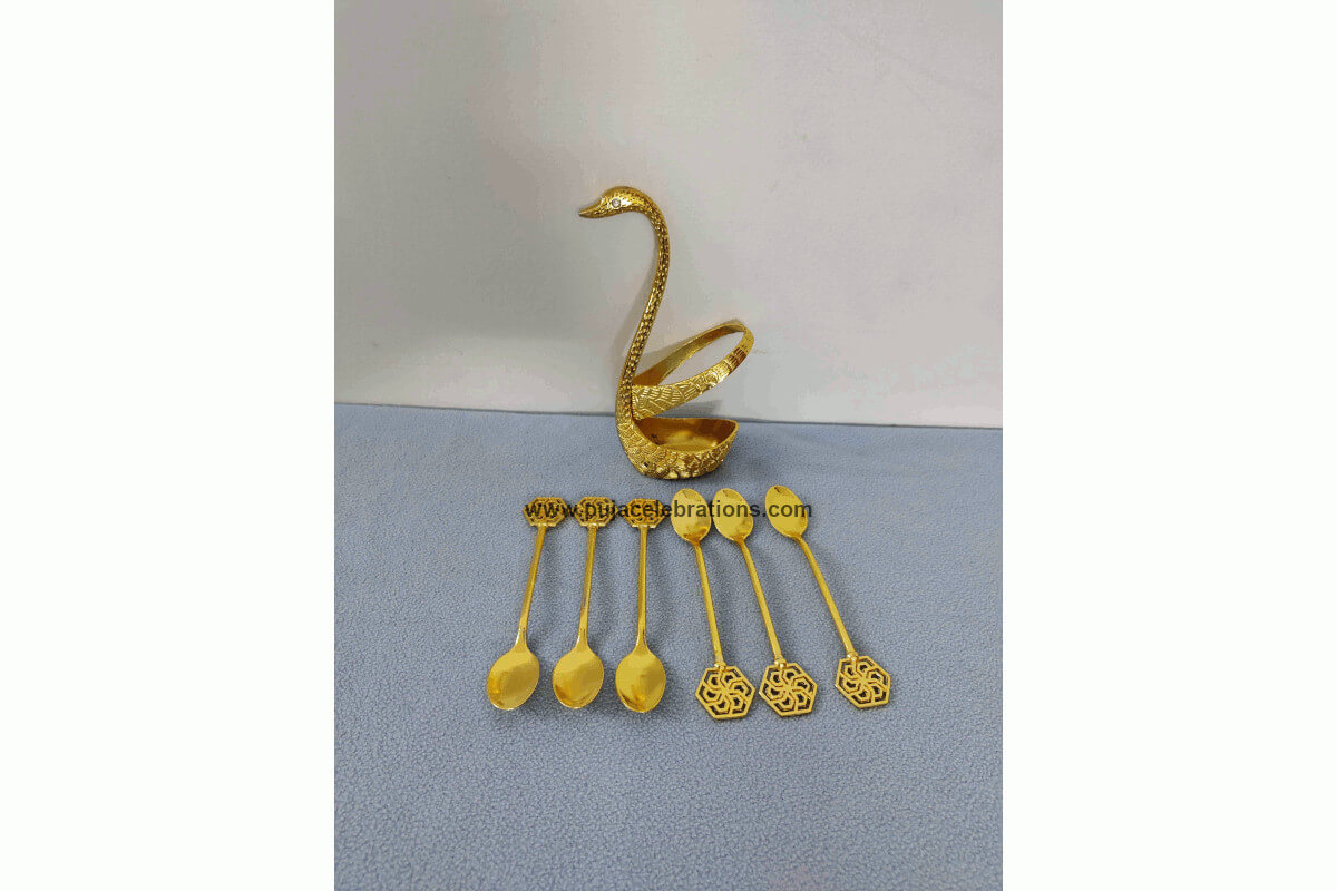 Swan Designer Spoon Fork Set