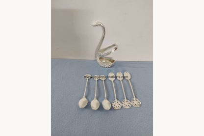 Swan Designer Spoon Fork Set