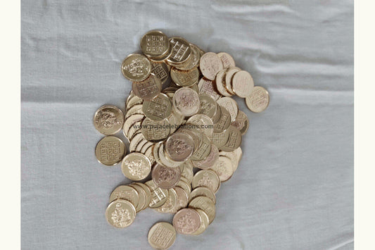 Copper Lakshmi Kubera Yantra Coins