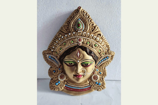 Goddess Durga Face Wall Hanging Medium, home decor item