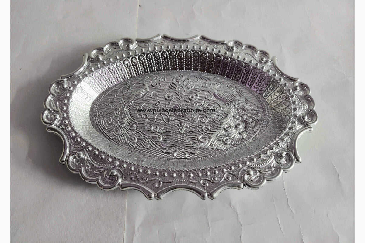 Oval Silver Tray