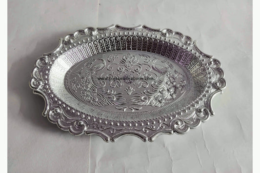 Oval Silver Tray