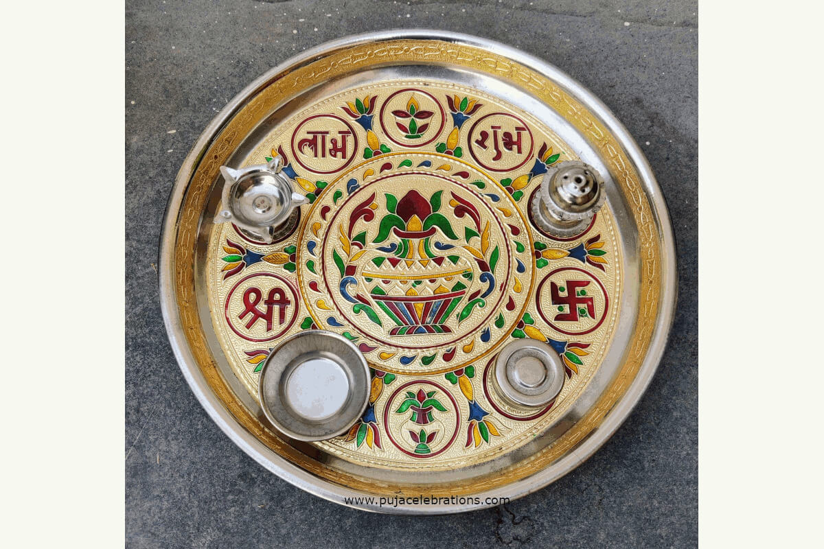 Meenakari Pooja Thali