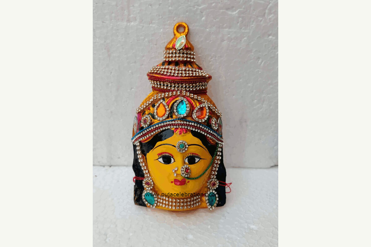 Devi Decorated Face 7 inches