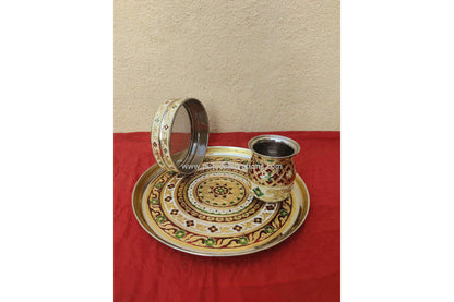 Meenakari Karva Chauth Set