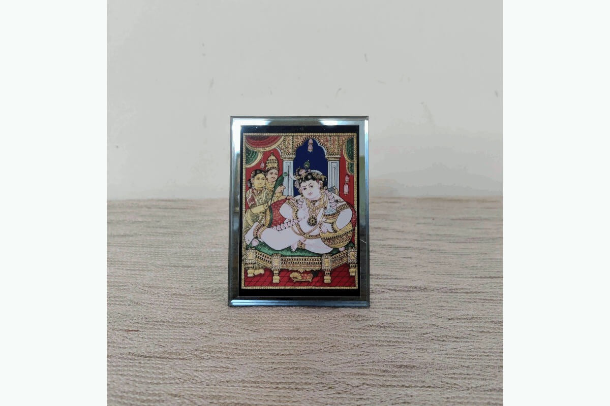 Tanjore Krishna Acrylic Stand