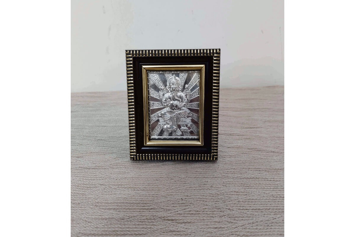 Ganesha Silver Frame, return gifts for gruhapravesham