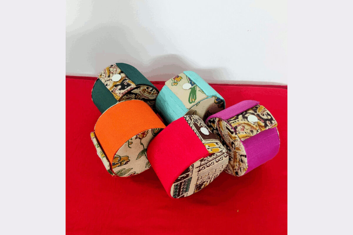 Kalamkari Bangle Box Small