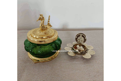 Kubera Lakshmi Pot & Raja Kubera Diya