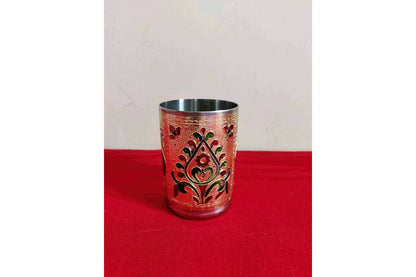 Meenakari Steel Glass