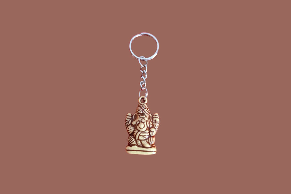 Ganesha Krishna Keychains Set