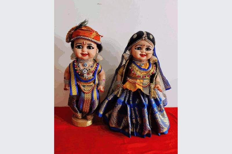 Radha Krishna Doll Set, Navarathri Golu Return Gifts