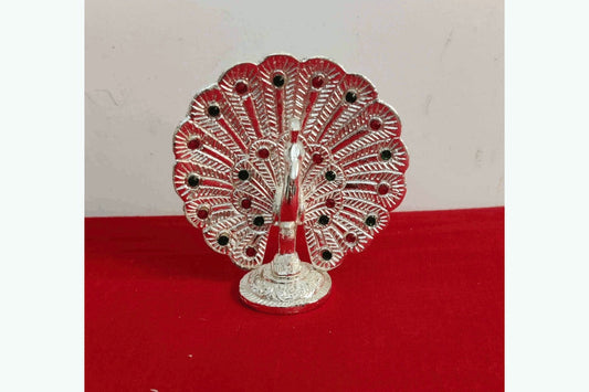 Stone Peacock Showpiece Silver,return gifts for marriage