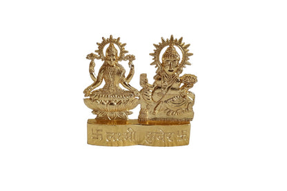 Kubera Lakshmi Gold Standee