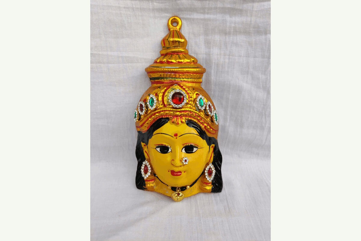 Devi Stones Decorated Face