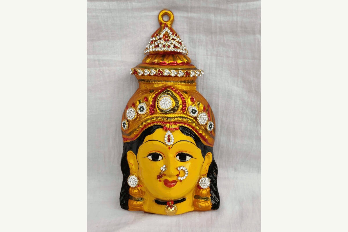 Varalakshmi Devi Decorated Face, Varalakshmi Devi Face Online