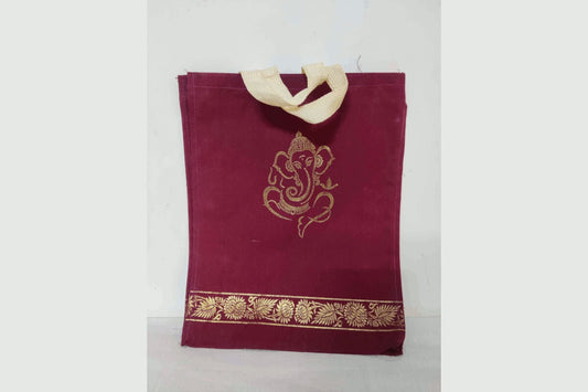 Ganesha Gada Cotton Bag, Return Gift for House Warming