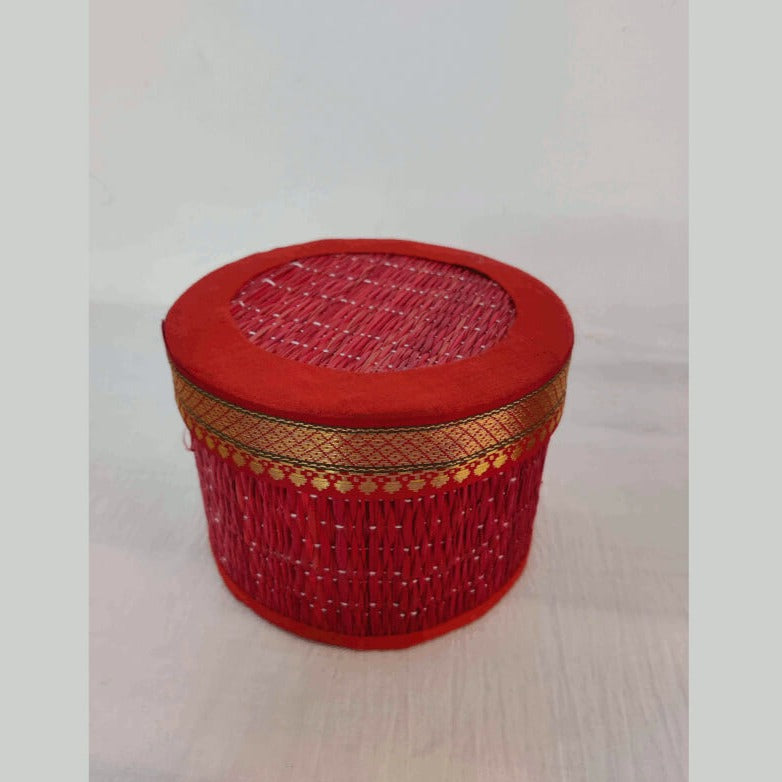 Round Korai Mat Box