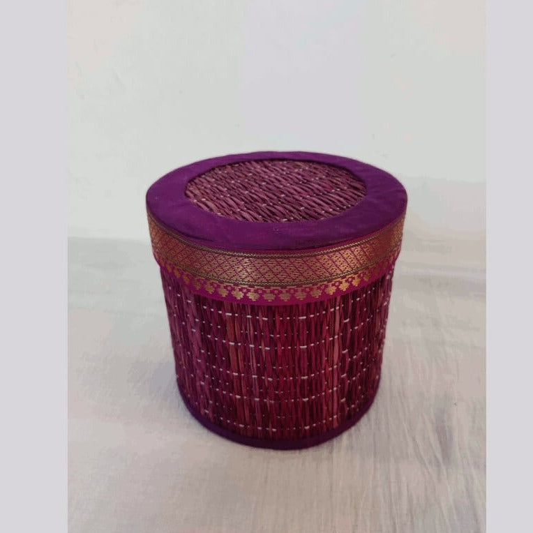 Round Korai Mat Box