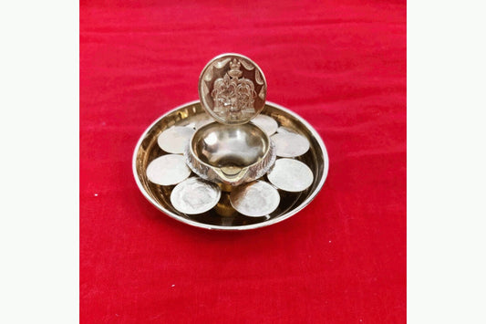 Kubera Diya with Plate