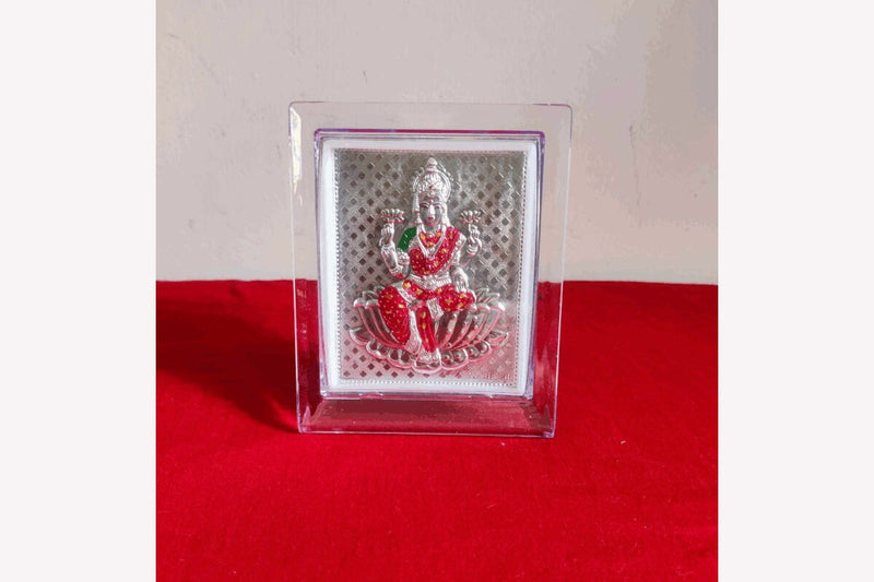 Silver Frame colour Lakshmi