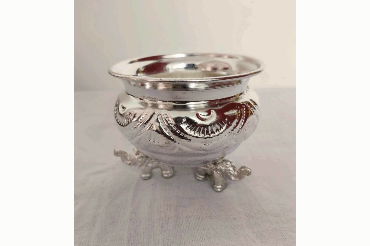 German Silver Elephant Pot, Best Marriage Gifts