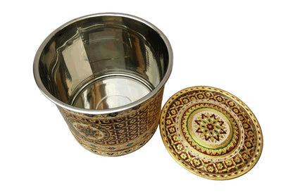 Meenakari Steel Tanki Drum