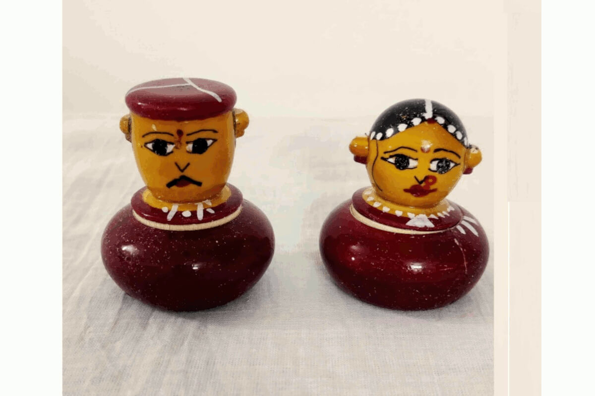 Raja Rani Kumkum Box