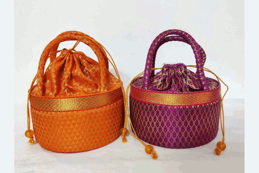 Brocade Potli Bag, Return Gifts Wholesale Online