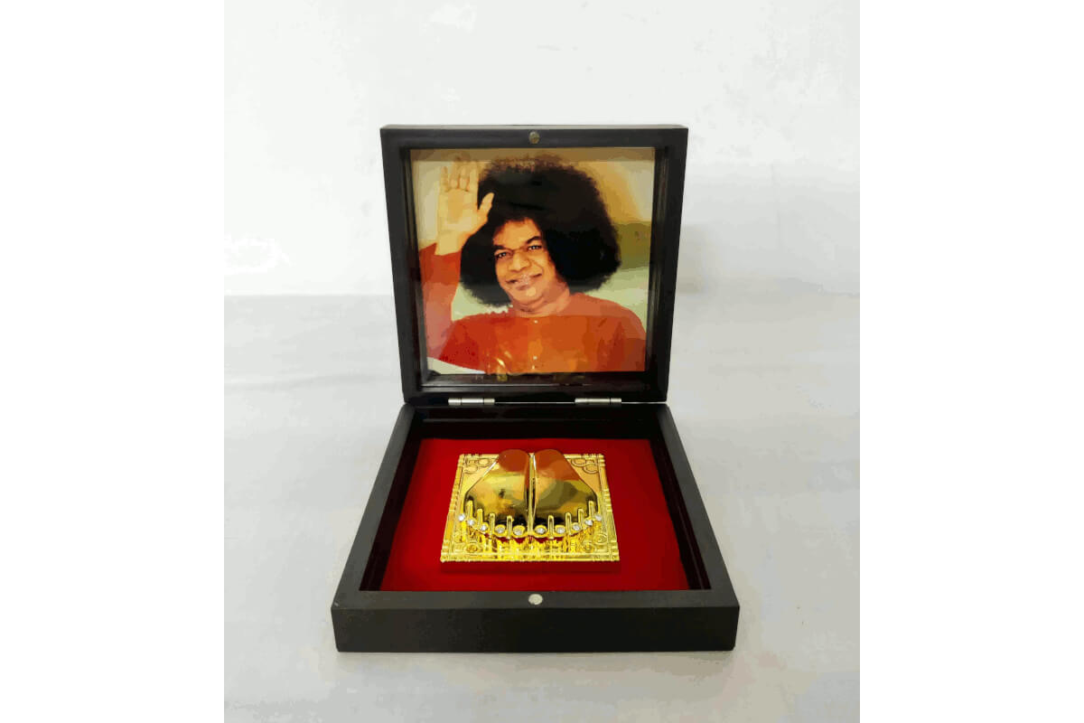 open view of Sathya Saibaba Charan Box