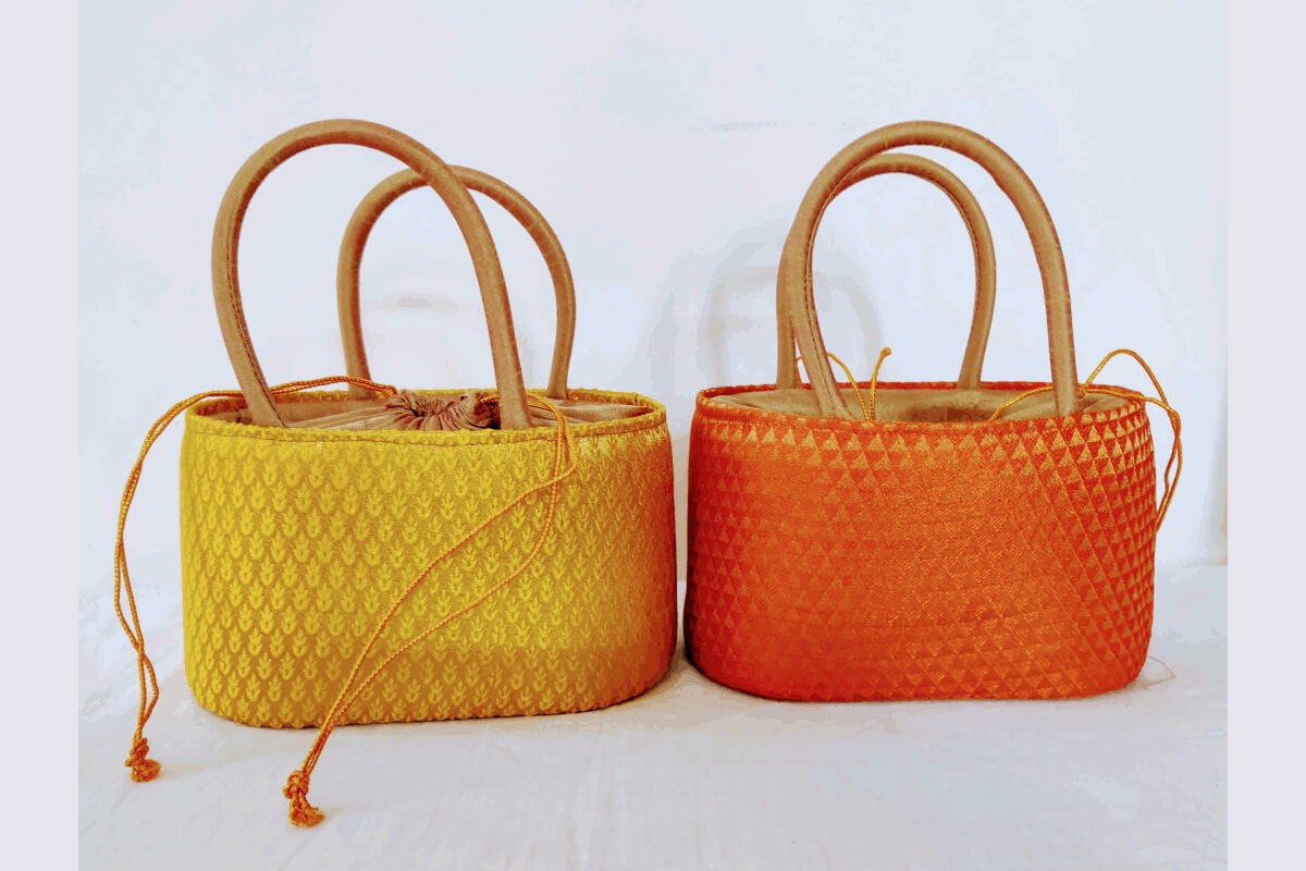 Brocade Basket Potli, Return Gifts Wholesale Online