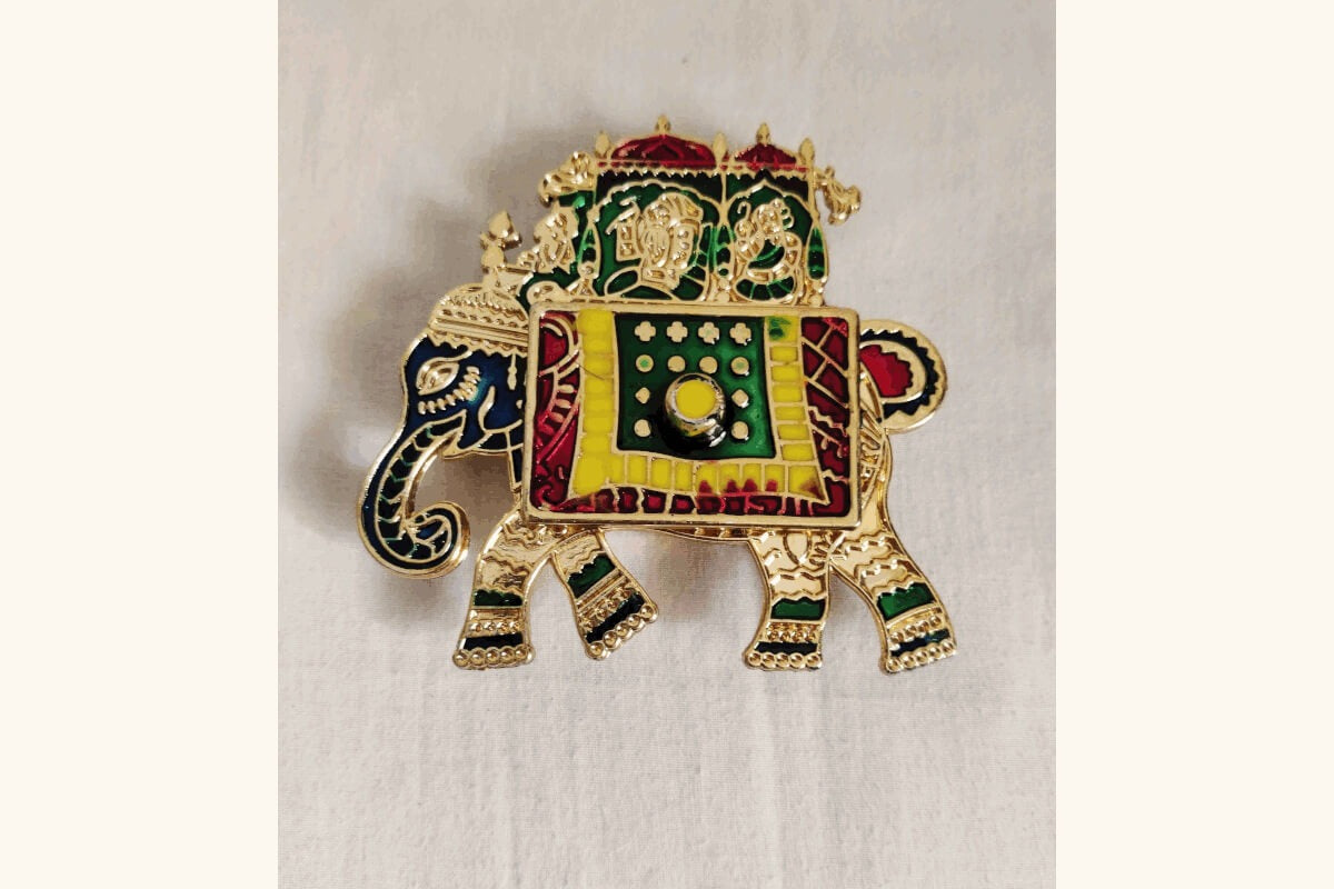 Elephant Design Kumkum Box, Return gift