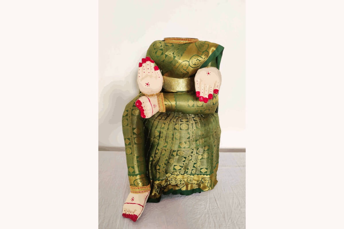 Devi Doll Stand 18 Inches, Varalakshmi Idol Decoration Items Online