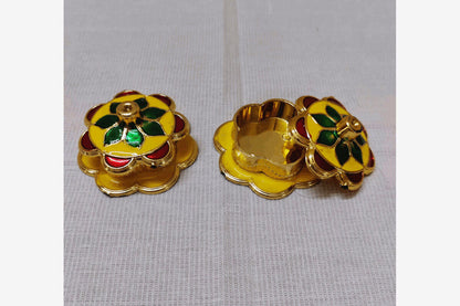 New Meenakari Design Kumkum Box