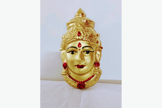 Gowri Amman Devi Face Gold Finish,Varalakshmi Devi Face Onlin