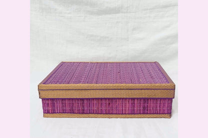 Another view of Korai Mat Saree Box