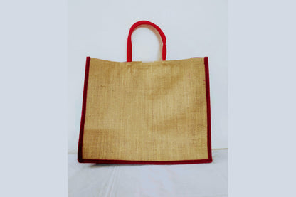 Jute Bag with Brocade